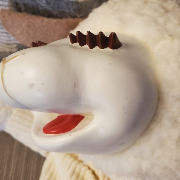 Vintage 1993 Lamb Chop Soft Hand Puppet Plush with Plastic Face - Picture 6 of 6